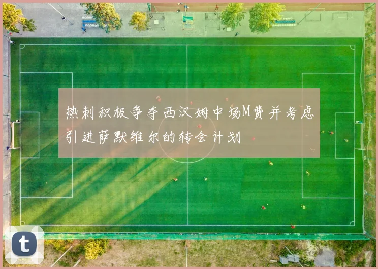热刺积极争夺西汉姆中场M费并考虑引进萨默维尔的转会计划